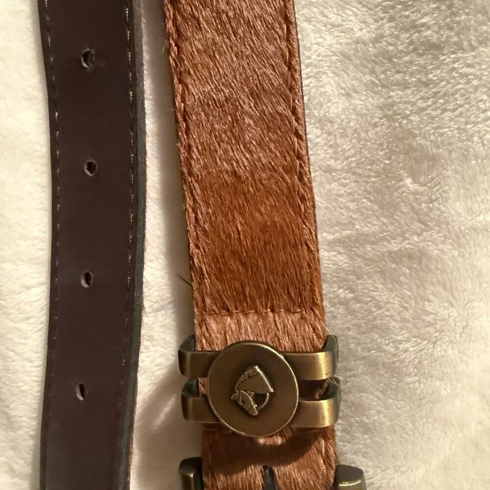 Argentina- Cow Hide Hair on Leather Belt